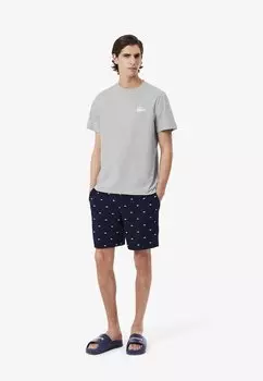 Футболка с принтом Lacoste, серый