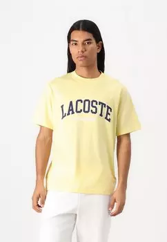 Футболка с принтом Lacoste, желтый