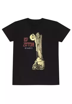 Футболка с принтом LED ZEPPELIN HERMIT Henry Tiger, черный