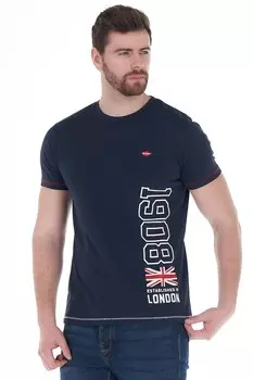Футболка с принтом Lee Cooper, синий