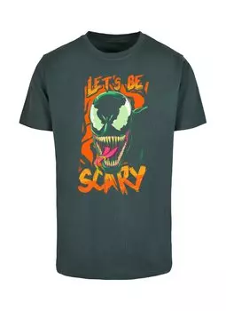 Футболка с принтом LETS BE SCARY ABSOLUTE CULT, темно-зеленый