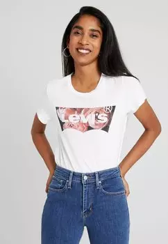 Футболка с принтом Levi's, белый