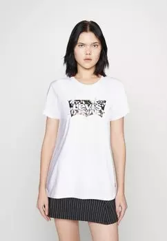 Футболка с принтом Levi's, белый