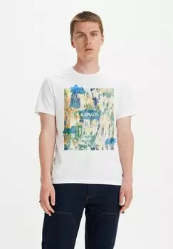 Футболка с принтом Levi's, белый