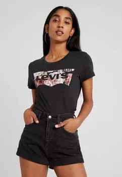 Футболка с принтом Levi's, черный