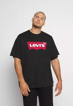 Футболка с принтом Levi's, черный