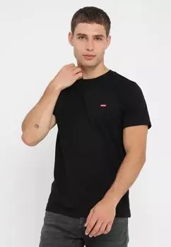 Футболка с принтом Levi's, черный