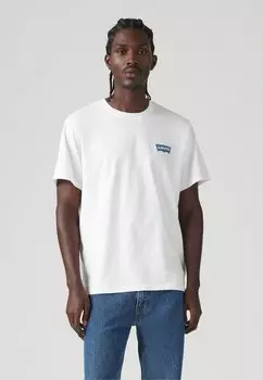 Футболка с принтом Levi's, молочный