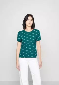 Футболка с принтом Levi's, зеленый