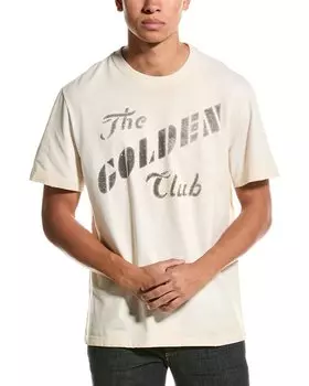 Футболка с принтом логотипа Golden Goose