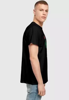 Футболка с принтом LOVE IS LOVE OVERSIZED Merchcode, черный