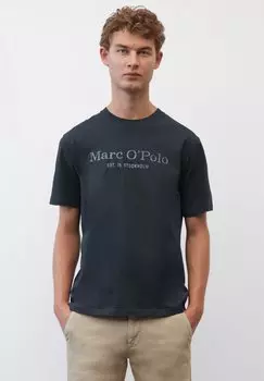 Футболка с принтом Marc O'Polo, темно-синий