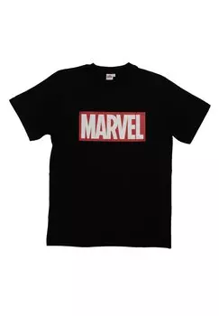 Футболка с принтом MARVEL Marvel, черный