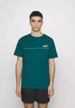 Футболка с принтом МИНИМАЛ Puma, малахит