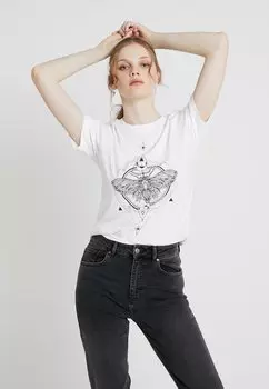 Футболка с принтом Mister Tee, белый