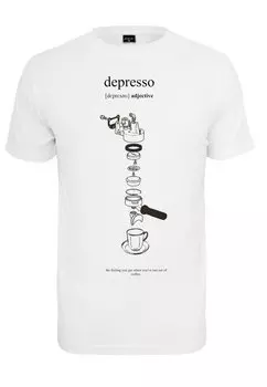 Футболка с принтом Mister Tee, белый