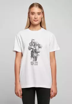 Футболка с принтом Mister Tee, белый