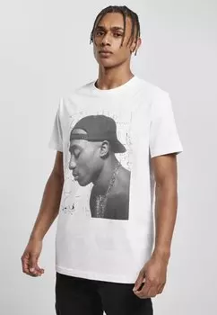 Футболка с принтом Mister Tee, белый