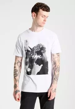 Футболка с принтом Mister Tee, белый