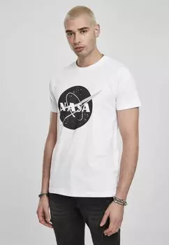 Футболка с принтом Mister Tee, белый