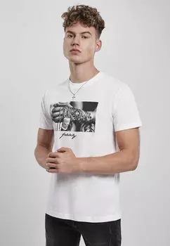 Футболка с принтом Mister Tee, белый