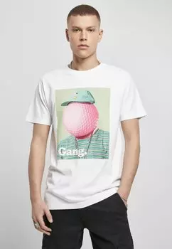 Футболка с принтом Mister Tee, белый