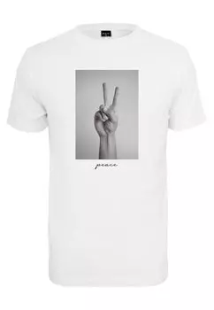 Футболка с принтом Mister Tee, белый
