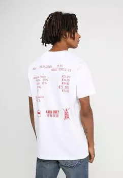Футболка с принтом Mister Tee, белый