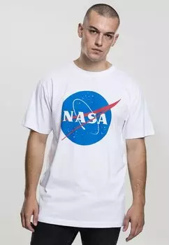 Футболка с принтом Mister Tee, белый