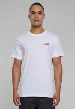 Футболка с принтом Mister Tee, белый