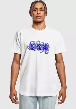 Футболка с принтом Mister Tee, белый