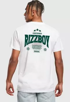 Футболка с принтом Mister Tee, белый
