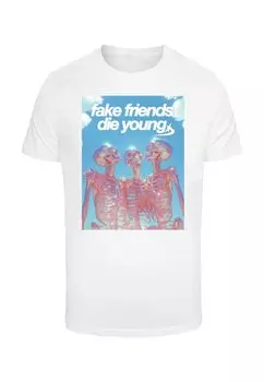 Футболка с принтом Mister Tee, белый