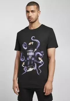 Футболка с принтом Mister Tee, черная