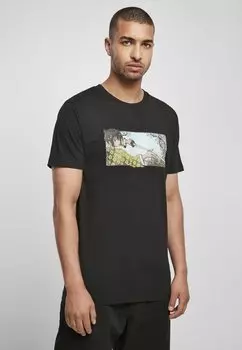 Футболка с принтом Mister Tee, черная