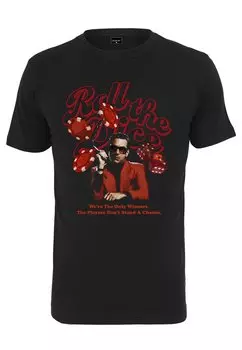 Футболка с принтом Mister Tee, черный