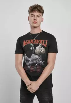 Футболка с принтом Mister Tee, черный
