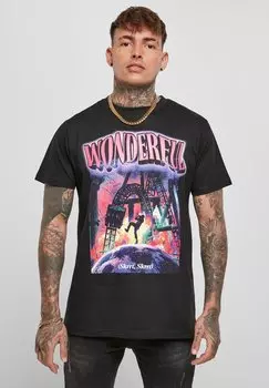 Футболка с принтом Mister Tee, черный