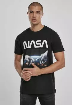 Футболка с принтом Mister Tee, черный