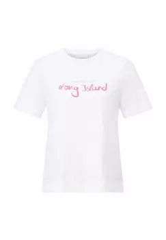 Футболка с принтом MIT CREW-NECK Rich & Royal, белый