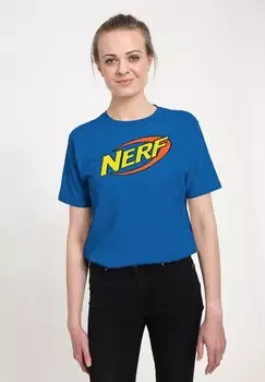Футболка с принтом NERF CLASSIC Henry Tiger, синий