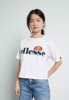 Футболка с принтом Nicky Ellesse, белый