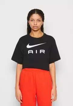 Футболка с принтом Nike, черный