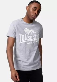 Футболка с принтом NORMALE PASSFORM TWO PACK KELSO Lonsdale, серый