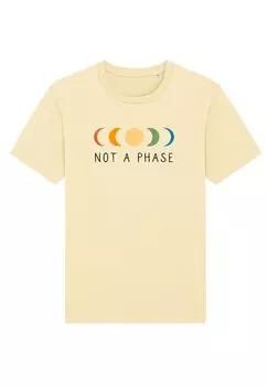 Футболка с принтом NOT A PHASE Watapparel, цвет butter
