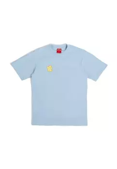 Футболка с принтом ОДЕЖДА Camper, hellblau