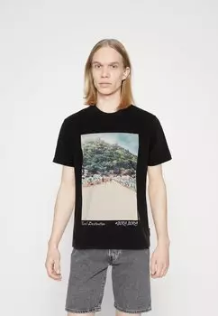 Футболка с принтом Only & Sons, черный