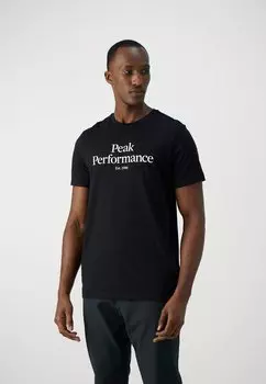 Футболка с принтом Original Tee Peak Performance, цвет black/offwhite