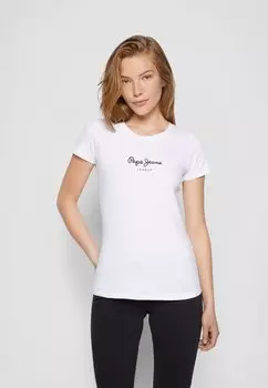 Футболка с принтом Pepe Jeans, белый