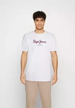 Футболка с принтом Pepe Jeans, белый